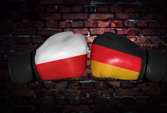 polonia vs germania steag drapel