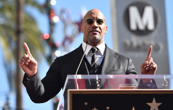 Dwayne Johnson Honored With Star On The Hollywood Walk Of Fame