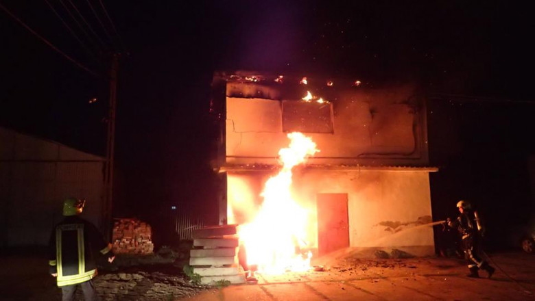 incendiu SC Satu Mare