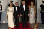 President Trump And First Lady Hosts State Dinner For French President Macron And Mrs. Macron