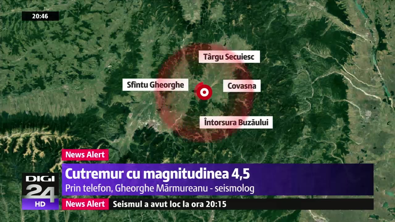 Cutremur Cu Magnitudine 4 5 In Romania Este Cel Mai Puternic Seism Din Acest An