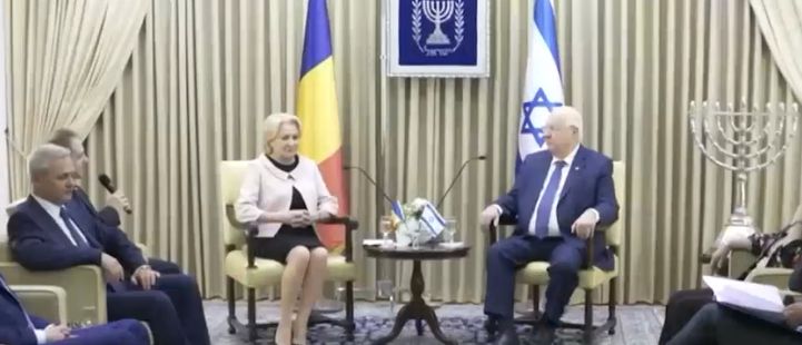 Ce au discutat Dragnea si Dancila cu presedintele Israelului