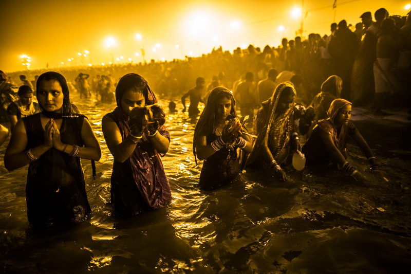 Hindu Devotees Gather For The Maha Kumbh