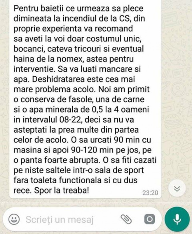 poza discutie whatsapp pompier