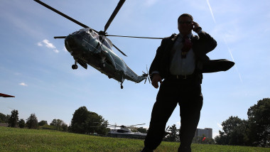 President Obama Arrives At Walter Reed National Military Medical Center