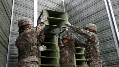S. Korea's Military Remove Propaganda Loudspeakers From DMZ