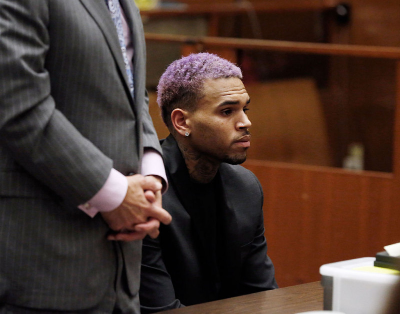 Chris Brown Probation Violation Hearing