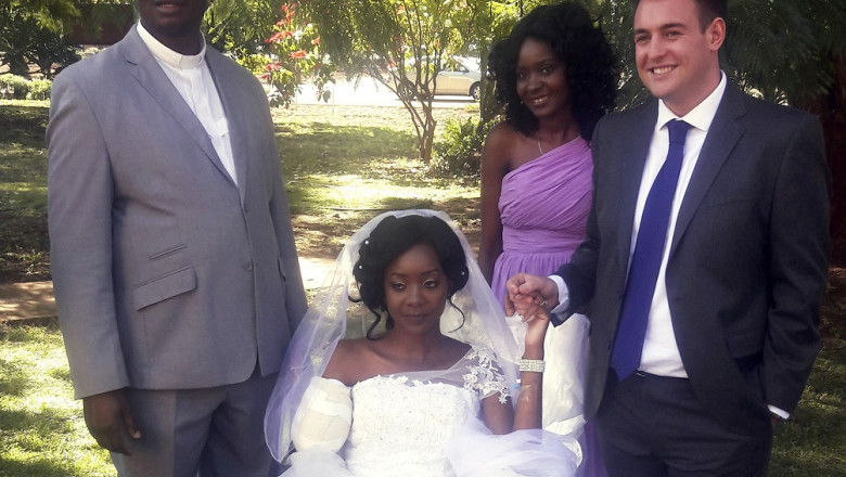 CORRECTION Zimbabwe Wedding After Crocodile Attack