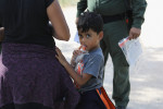 Border Patrol Agents Detain Migrants Near US-Mexico Border