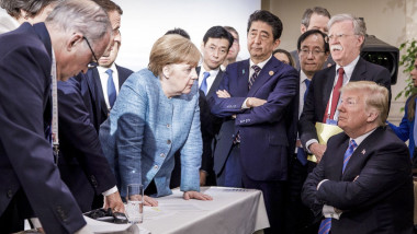 G7 Summit Trump Merkel