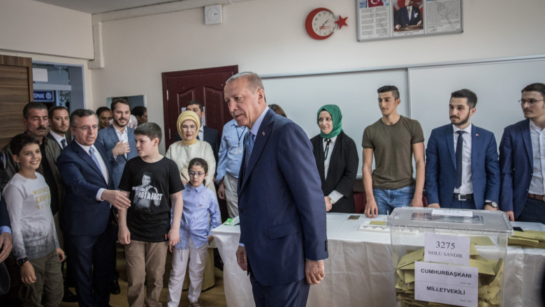 Turkish Voters Go To The Polls For Presidential And Parliamentary Elections