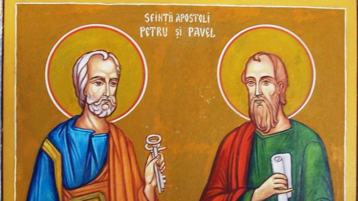 Sfinţii Apostoli Petru şi Pavel, sărbătoriţi pe 29 iunie. Tradiții și obiceiuri la români