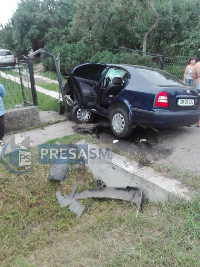 accident Politie Satu Mare