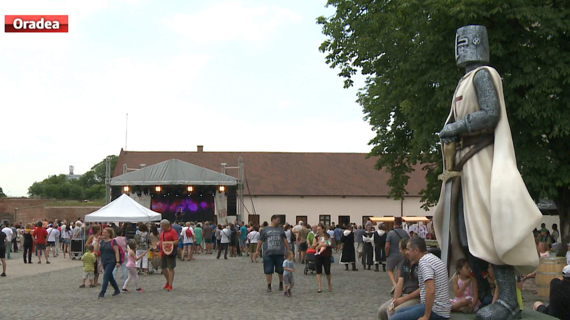 38.000 de vizitatori la Festivalul Medieval al Cetatii din Oradea