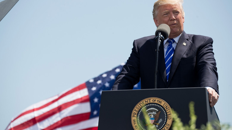 Donald Trump Delivers Commencement Address At U.S. Coast Guard Academy