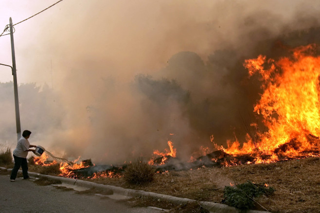 Wildfires Rage In Athens