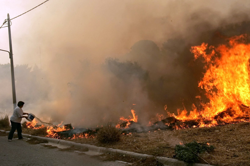 Wildfires Rage In Athens