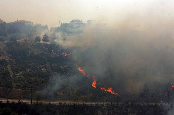 Wildfires Rage In Athens