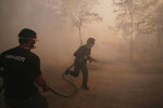 State of Emergency Declared As Wildfires Burn In Rural Athens