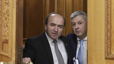 Florin Iordache și Tudorel Toader în Parlament