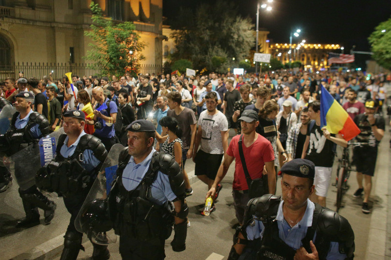 protest plecare calea victoriei inquam ganea