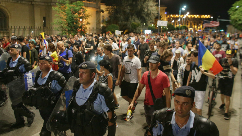 protest plecare calea victoriei inquam ganea