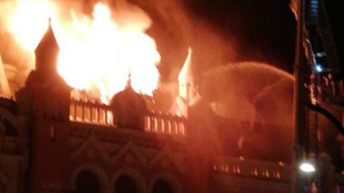incendiu episcopie Greco Catolica Oradea