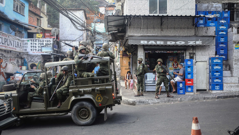 Army Troops Called In To Rio's Rocinha Favela To Quell Violence