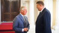 Printul Charles si Klaus Iohannis stau de vorbă la Cotroceni.
