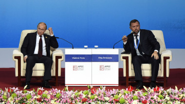 Vladimir Putin și Oleg Deripaska