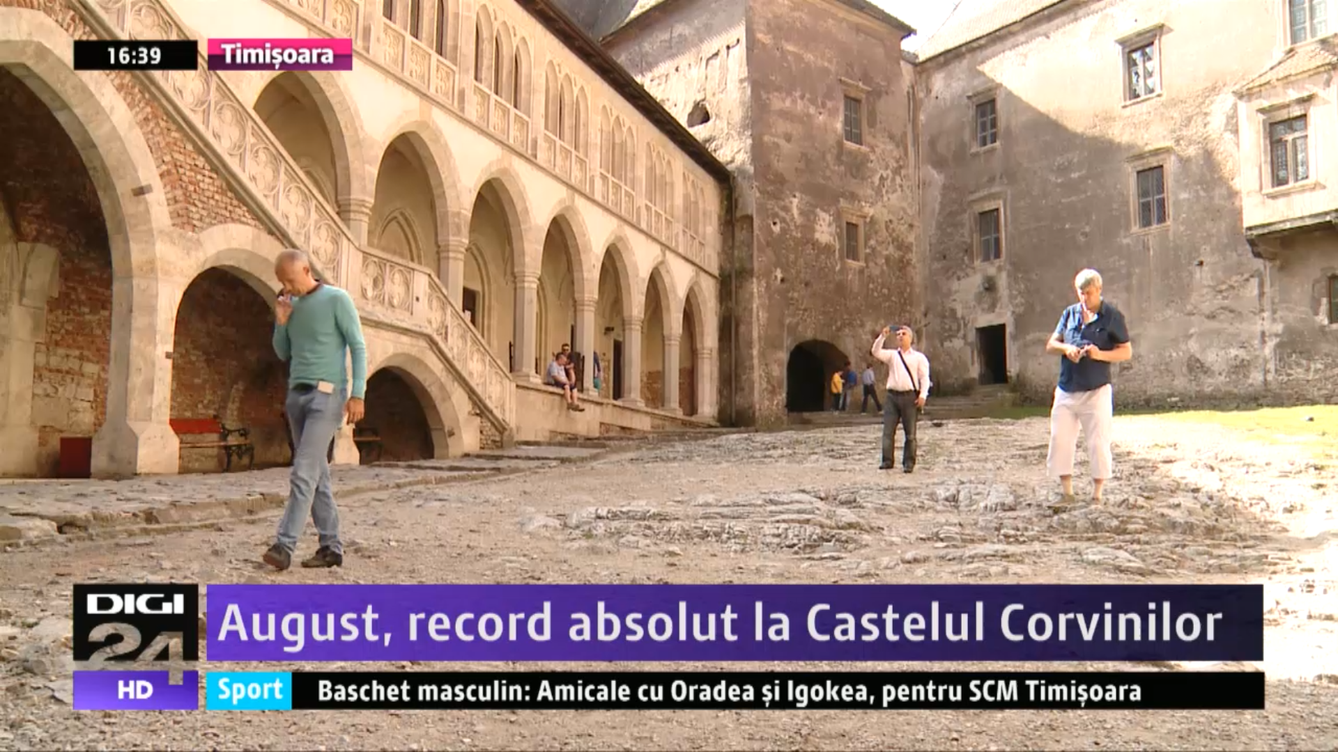 August, record absolut la Castelul Corvinilor