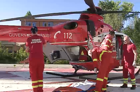 Elev ranit la scoala, dus la spital cu elicopterul SMURD