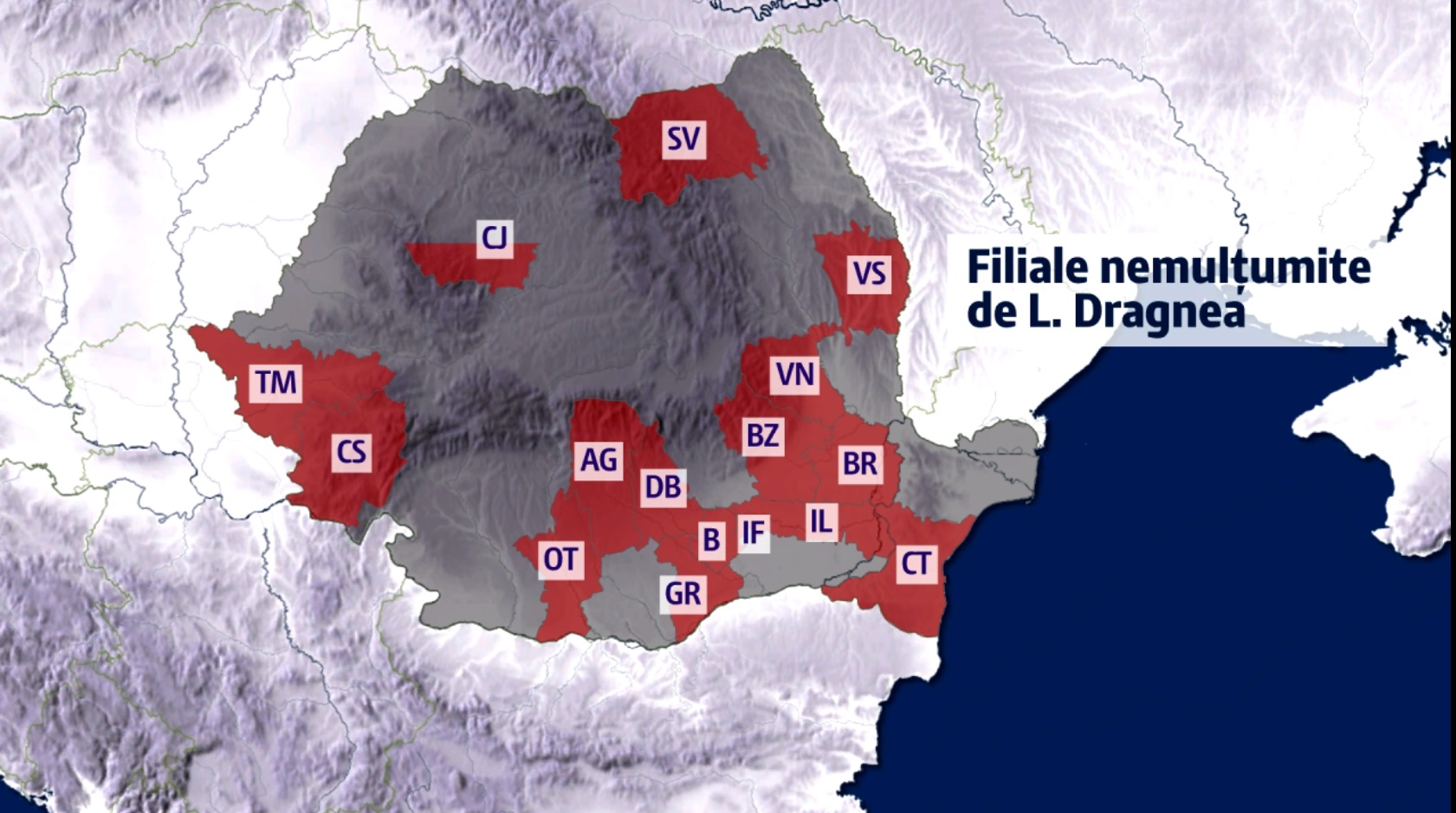 HARTA taberelor din PSD. Ce filiale il sustin pe Dragnea si care ii cer demisia