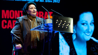 Montserrat Caballe Receives the International Medal of The Arts in Madrid