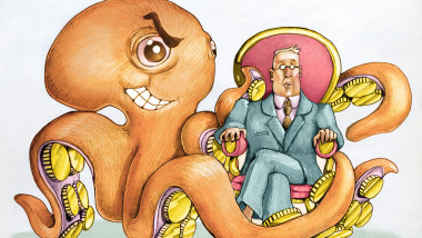 caracatita politician bani shutterstock_666076675