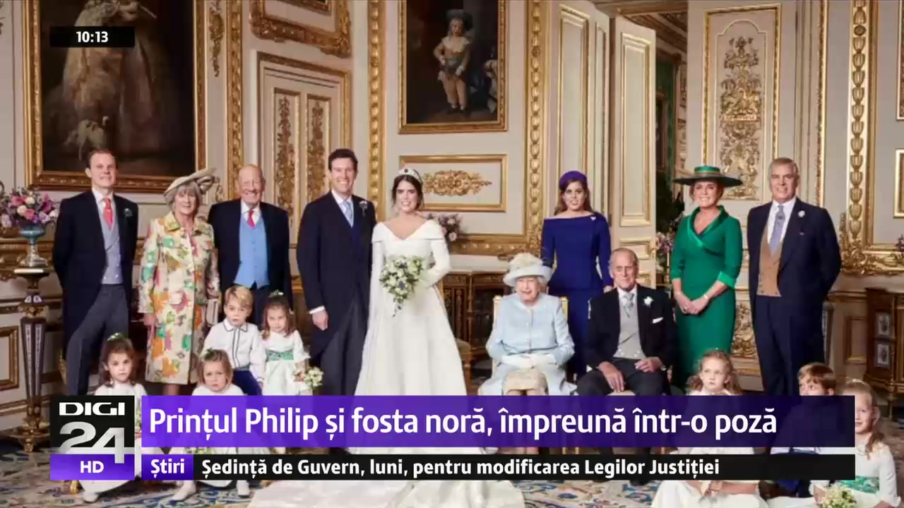 Poză Istorică La Nunta Prințesei Eugenie Prinţul Philip Si Fosta