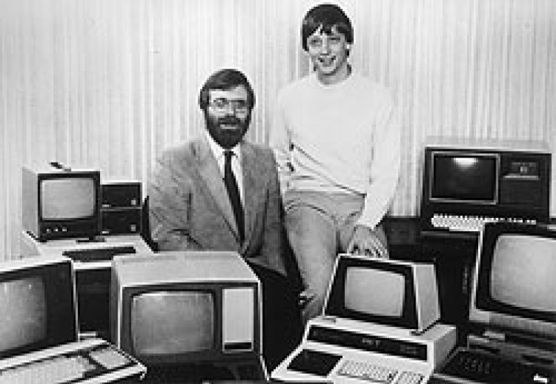 Paul Allen and Bill Gates in 1981