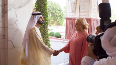 Întrevederea prim-ministrului României, Viorica Dăncilă, cu Mohammed bin Rashid Al Maktoum, vicepreşedintele şi prim-ministrul Emiratelor Arabe Unite, conducătorul Emiratului Dubai (2)