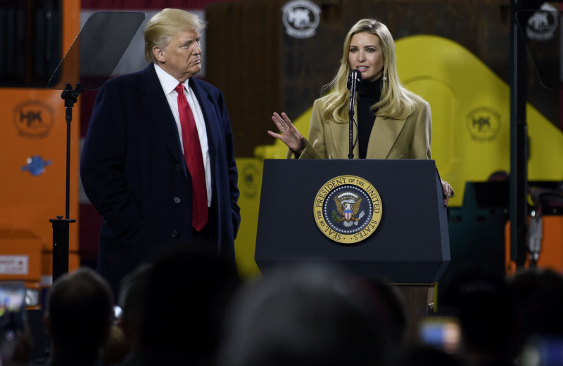 President Trump Visits Equipment Manufacturing Plant In Pennsylvania