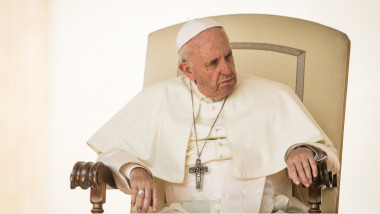 Papa Francisc in timpul audiențelor de la Vatican