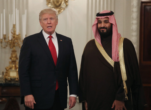 Donald Trump Has Lunch With Saudi Deputy Crown Prince And Defense Minister