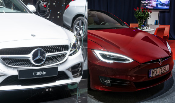 mercedes tesla