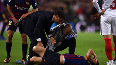 Lionel Messi accidentare