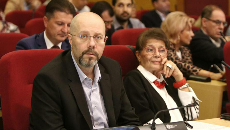 Aurelian Bădulescu la o ședință a CGMB. Foto: Facebook