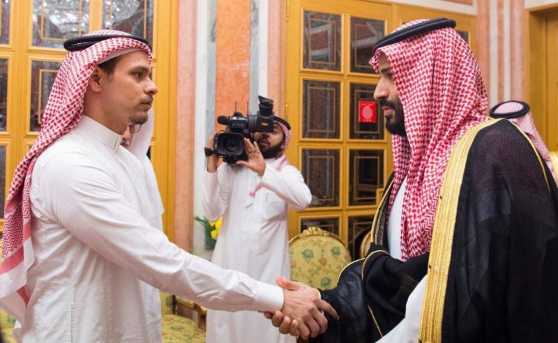 Fiul lui Jamal Khasoggi si printul saudit