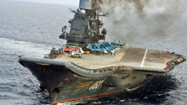 portavionul rusesc amiral kuznetov
