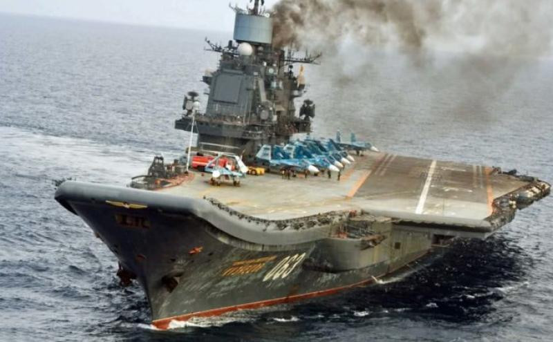 portavionul rusesc amiral kuznetov