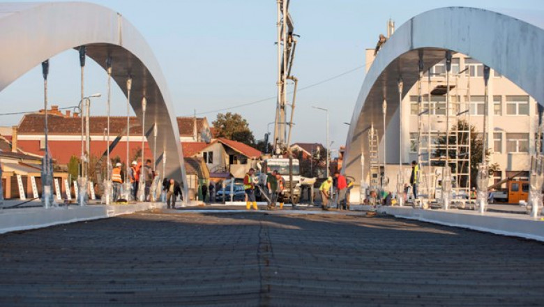 podul centenarului Oradea turnare placa beton (2)