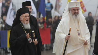 Patriarhii Bartolomeu și Daniel vin la Catedrala Neamului pentru slujba de sfintire din 25 noiembrie 2018
