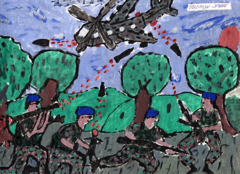 desene copii zone de conflict